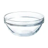 Saladier rond en verre 8.8 cm Empilable 15 cl