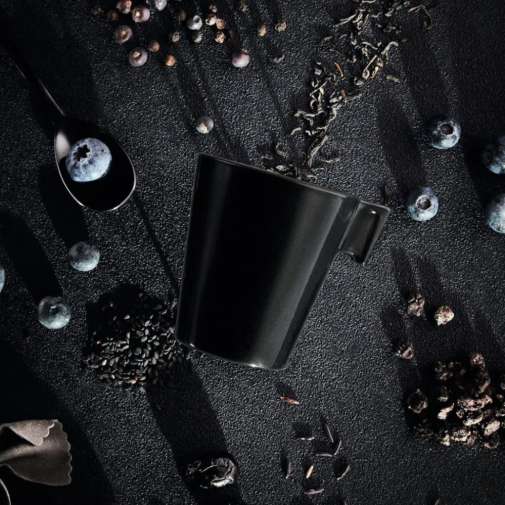 Tasse 8 cl Noire Flashy