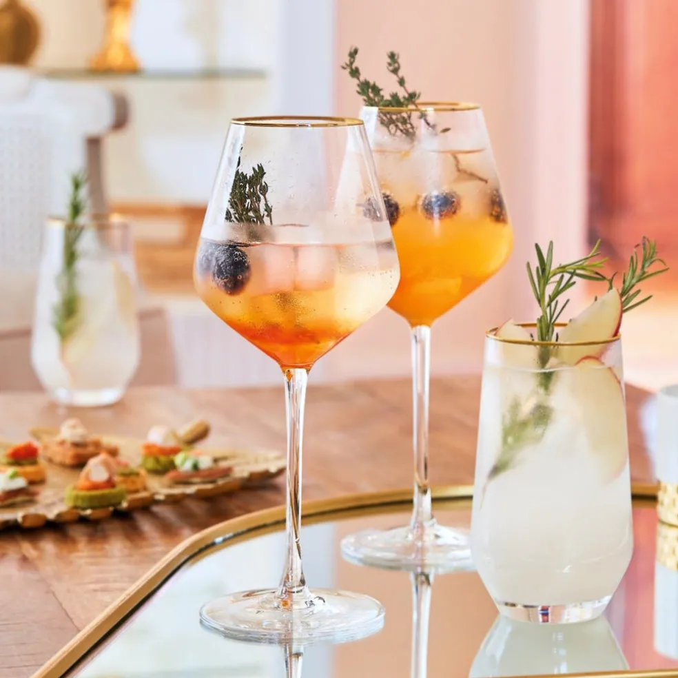 Verre à pied 47 cl Ultime Bord Or